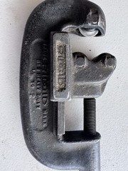 Vintage Rigid No. 2 Heavy Duty No. 1 & 2 Pipe Cutter Tool 1/8&Prime; To 2&Prime; USA 🇺🇸