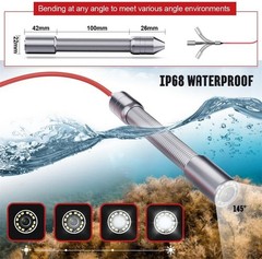 Sewer Camera 100ft 30m 4.3 Pipe Inspection DVR IP68