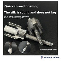 PVC Pipe Threader Kit Integrated Internal & External Pipe Threading-Tool