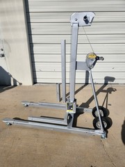 VERMETTE #520A MATERIAL LIFT HI-JACK GENIE DUCT LIFT HOIST CHERRY PICKER