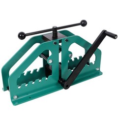 Manual Metal Tube Bender for Round and Square Pipes with Adjustable Crank