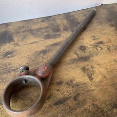 Ridgid 12-R D-286 Pipe Threader Die Head Ratchet & Handle Excellent Condition
