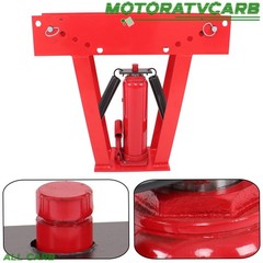 ALL-CARB Pipe Bender 12Ton Manual Hydraulic Piping Bending Exhaust Tube w/6 Dies