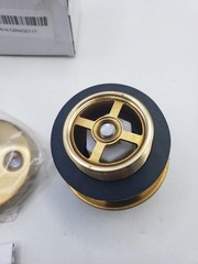 Artiwell TipToe Bathtub Drain Trim Set 3.23&rdquo;x3.23&rdquo;x2.2&rdquo; Brushed Gold 629907BG