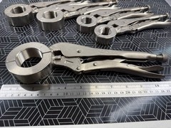 Set Of 8 IPS Cold Ring Clamp Tools &ndash; 2 Each: 2&rdquo; 1.25&rdquo; 1&rdquo; & 3/4&rdquo;