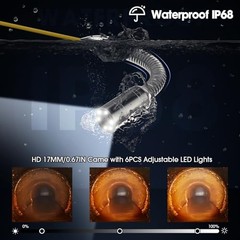 Pipe Inspection Camera 200FT Waterproof DVR