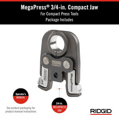 48438 3/4&Prime; Megapress Jaw for Compact Press Tools