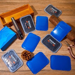 50Pcs Tire Repair Patches, 5 Sizes, Heavy Duty Radial Plug Kit