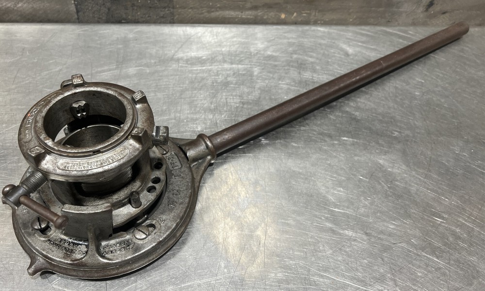 Used Surplus RIDGID 65-R ADJUSTABLE THREADER DIE HEAD 1-2&Prime;. Item ID 2