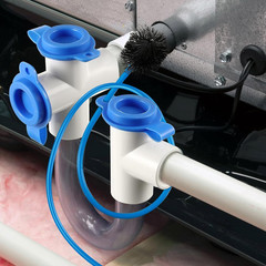 3 Pcs Condensate Trap Flexible Drain Brush, 48 Inch AC Drain Line Cleaning