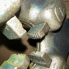 RIDGID BOLT DIE HEAD 500B Bolt with 5/8 &ndash; 11 UNC Dies
