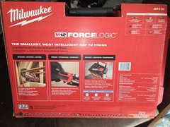 Milwaukee 2473-22 M12 Force Logic 5400 lbs Press Tool Kit, 1/2&Prime; &ndash; 1&Prime; Jaw