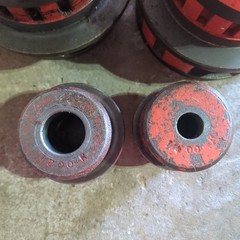 Ridgid 12R manual pipe threader Head Lot 1/4&rdquo; to 2&Prime; NPT