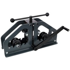 Tube Roller Bender with 3 Dies, Pipe Rolling Machine for Round Tube