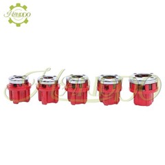 Pipe Threader Ratchet Kit, Manual Ratcheting Pipe Threading Tool Set & 6NPT Dies