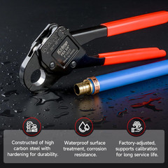 Icrimp Angle Head F1807 PEX Pipe Crimping Tool for Copper Rings &ndash; 3/4-Inch Angle