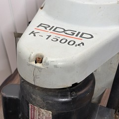 RIDGID Kollmann K-1500A Sectional Sewer Drain Cleaning Machine 115V 3/4 hp