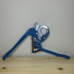Klein Tools 50501 Ratcheting PVC Cutter 1/2&Prime; to 2&Prime; Blue Hand Crank Rare Vintage