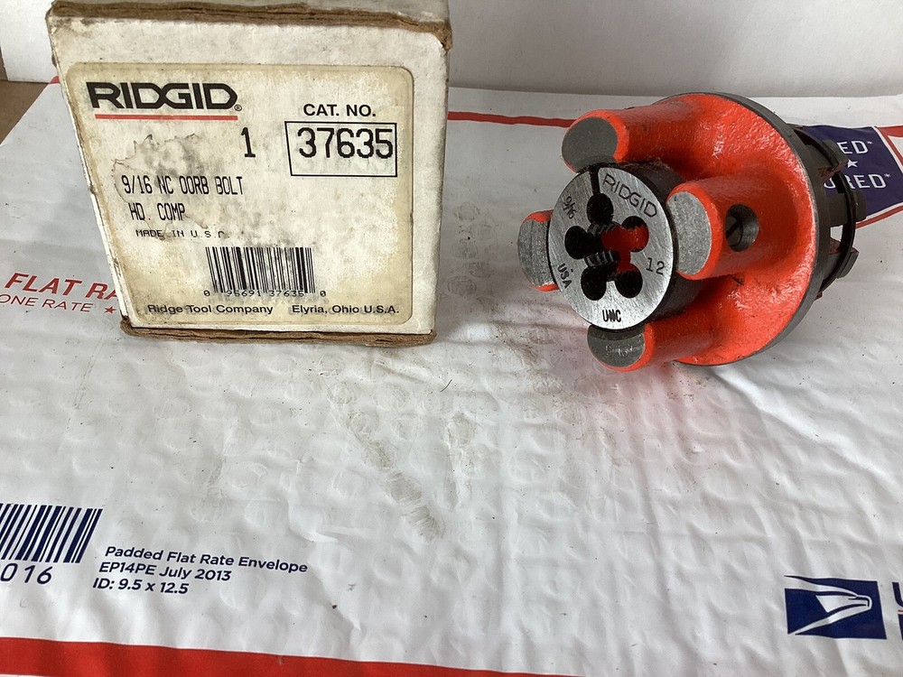 Ridgid 00-RB 9/16&Prime; 12 TPI UNC Alloy Die Head (37635) MADE IN USA