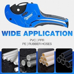 Heavy Duty PVC Pipe Cutter Up to 2-1/2&Prime; Ratchet Pipe Cutter Tool Pex Cutting