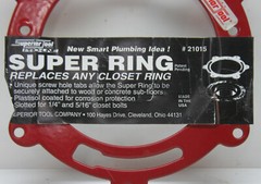 ✅ Superior Tool #21015 Super Ring Closet Ring Replacement Toilet Flange NEW USA