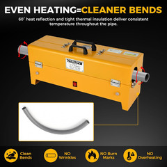 1/2&Prime;&ndash;2&Prime; Pvc Conduit Heater With Temperature Control & Safety Shutoff