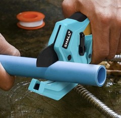 SHALL Pipe Cutter for PVC PPR PE PEX Cuts up to 2-1/2&rdquo; HD Aluminum Ratchet