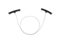 PVC Cable Saw for 1/2 In. &ndash; 4 In. Pipes Braided Stainless Steel Multi-Wire Tool