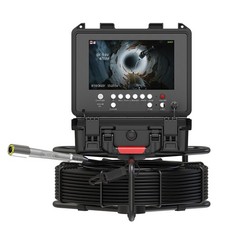 30m Pipe Inspection Camera IP68 Drain Sewer Camera 512hz Meter Counter 7mm Cable