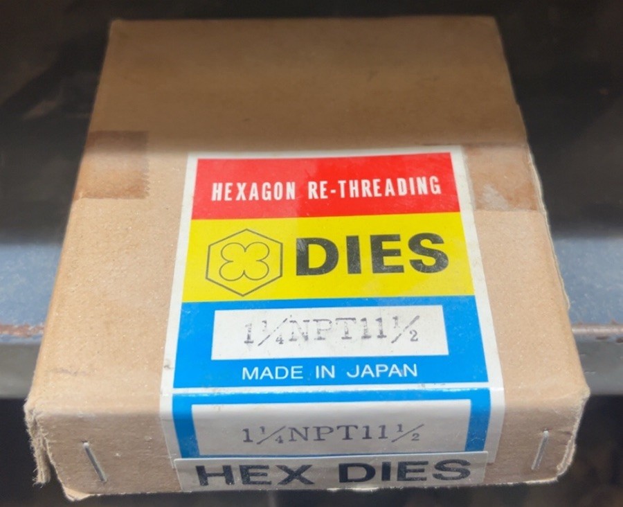 Npt Pipe Die Hex Die Carbon Steel Rethreading Die 1-1/2&Prime;
