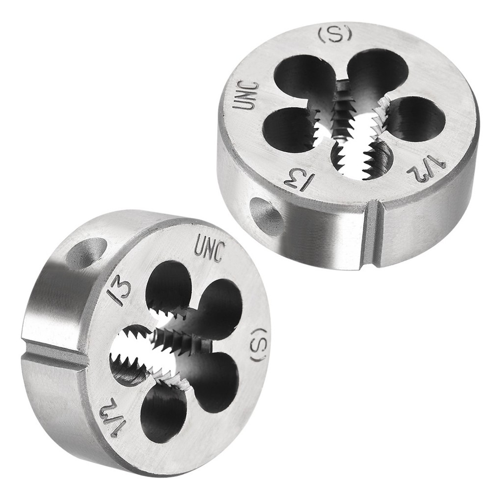 2 x 1/2-13 UNC Round Die Thread Right Hand Threading Die Alloy Tool Steel