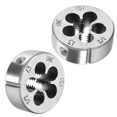 2 x 1/2-13 UNC Round Die Thread Right Hand Threading Die Alloy Tool Steel