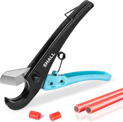 PEX Pipe Cutter, Cuts up to 1-3/8&rsquo;&rsquo;, Fast Tubing Cutter for PEX, Plastic Hoses,