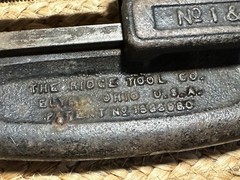 Vintage Rigid No. 2 Heavy Duty No. 1 & 2 Pipe Cutter Tool 1/8&Prime; To 2&Prime; USA 🇺🇸