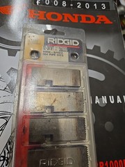 RIDGID 47895 1/2&Prime;-3/4&Prime; NPT HIGH SPEED STEEL 515 PIPE DIES
