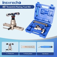 Eccentric Flaring Tool Kit 45&deg; Single Flare Tool for 3/16 to 3/4 Inch O.D. Co&hellip;