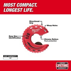 Milwaukee 48-22-4260 1/2&Prime; Close Quarters Tubing Cutter