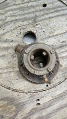 ANTIQUE RIDGID TOOL CO NO.65-R RIGID 1&Prime; TO 2&Prime; RATCHET PIPE THREADER