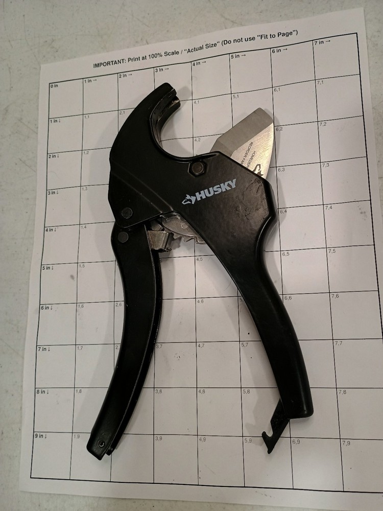 Husky Husky 2 in. Ratcheting PVC Cutter