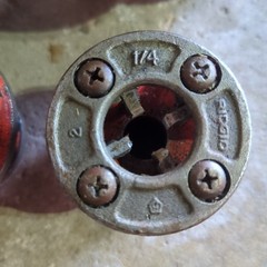 Ridgid 12R manual pipe threader Head Lot 1/4&rdquo; to 2&Prime; NPT