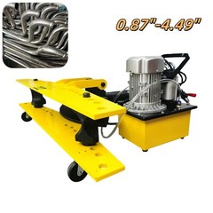 110V Heavy-duty Electric Hydraulic Round Pipe Bending Machine 0.87&Prime;-4.49&Prime;