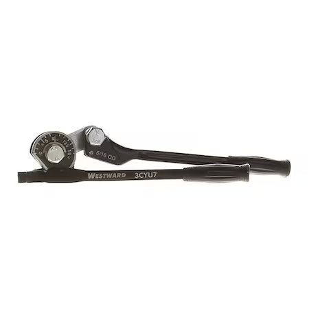 Westward 3Cyu7 Tube Bender, Die Cast Aluminum, 7 1/2 In L