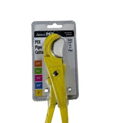 LOT 2 Husky and Apollo PEX Pipe and Flexible Tube Cutter Tool Set Black Yellow
