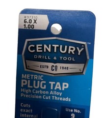 Century Drill & Tool 97310, 95009, 97312 Metric Plug Tap (LOT OF 3) **SALE**