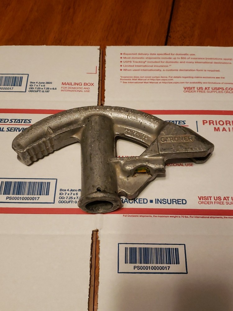 Vintage Gardner No. 930 Tube Conduit Bender W/ Built In Leveler Guide 1/2&Prime; EMT