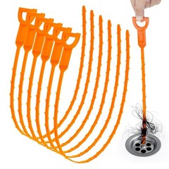25 Inch Snake Drain Clog Remover Tool, 6PCS Hair Drain Cleaner Tool, Hair Cat&hellip;