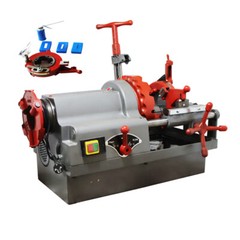 INTSUPERMAI Electric Pipe Threader Machine 1/2&Prime; -3&Prime; Threading Self OpenHead 750W