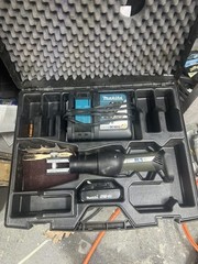 Klauke RLS 15kN Refrigerant Press Tool Kit w/ Battery, Charger & Case (READ DES)