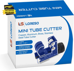 Copper Pipe Tubing Cutter &ndash; Mini Tube Cutter for 1/8&Prime; 1/4&Prime; 1/2&Prime; to 1 1/8&Prime; Inches