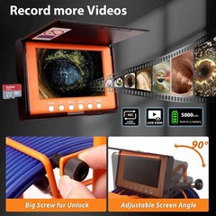 Comprehensive 1080P Sewer Inspection Camera with Integrated Tool Box System